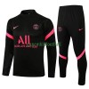 Paris Saint-Germain Ensemble Sweat d'Entraînement Quarter-Zip 21-22 Noire Pour Homme